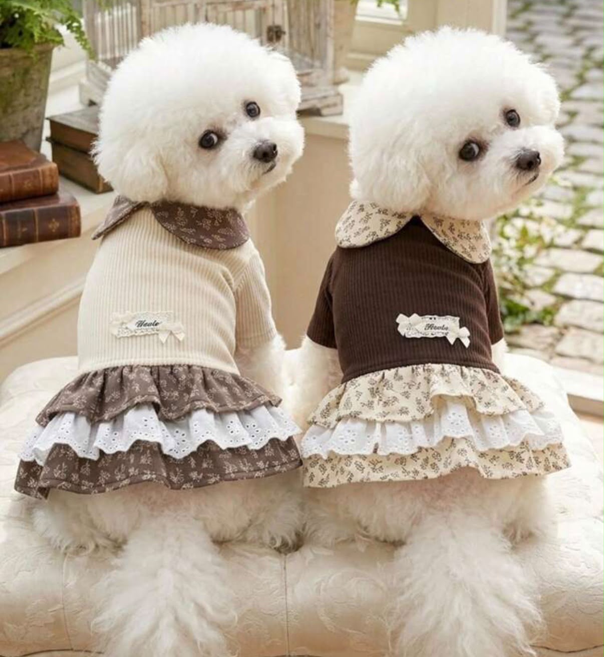 Vintage Provence — Sukienka z Koronką Angielską